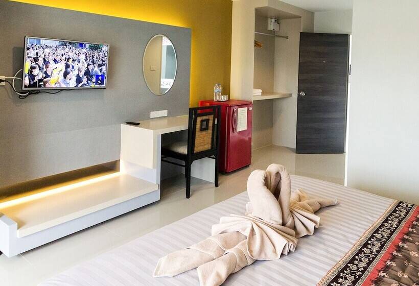 غرفة سوبيريور مزودة بشرفة, Silom Boutique Hotel Hatyai