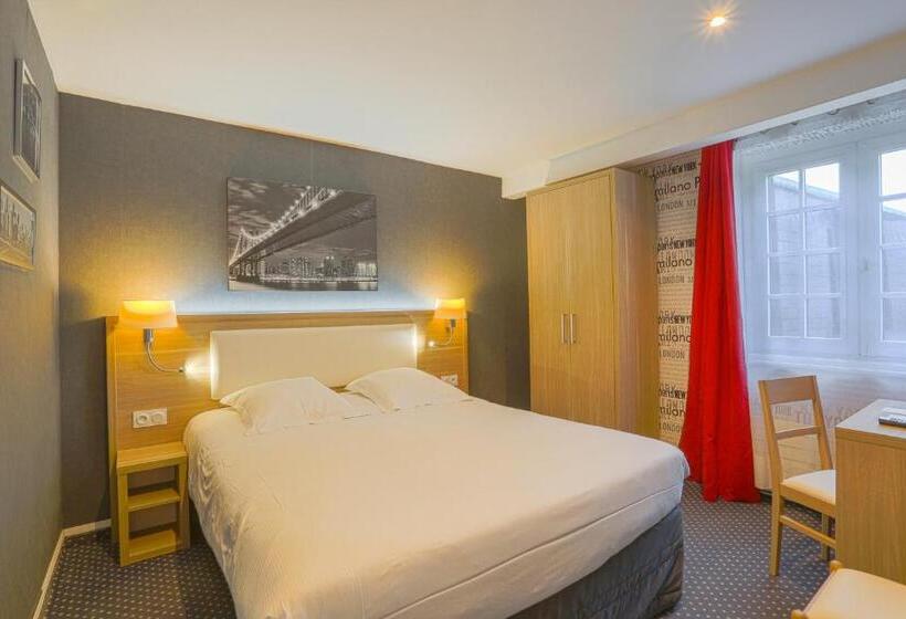 اتاق استاندارد سه نفره, Hôtel Spa Piscine Le Petit Castel Beuzeville Honfleur