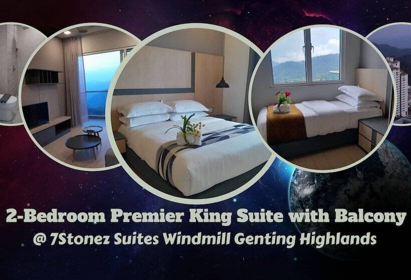 سوئیت پریمیوم 2 خوابه, 7stonez Suites Windmill Genting Highlands