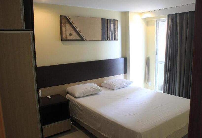 침실 1개 바다 전망 아파트, Apart Hotel Terraços Do Atlântico