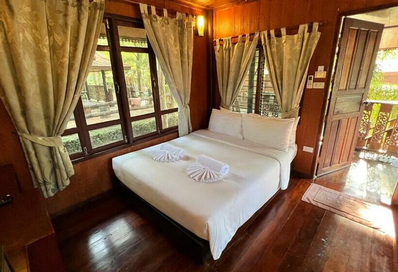 1침실 빌라 정원 전망, The Canal Garden Resort