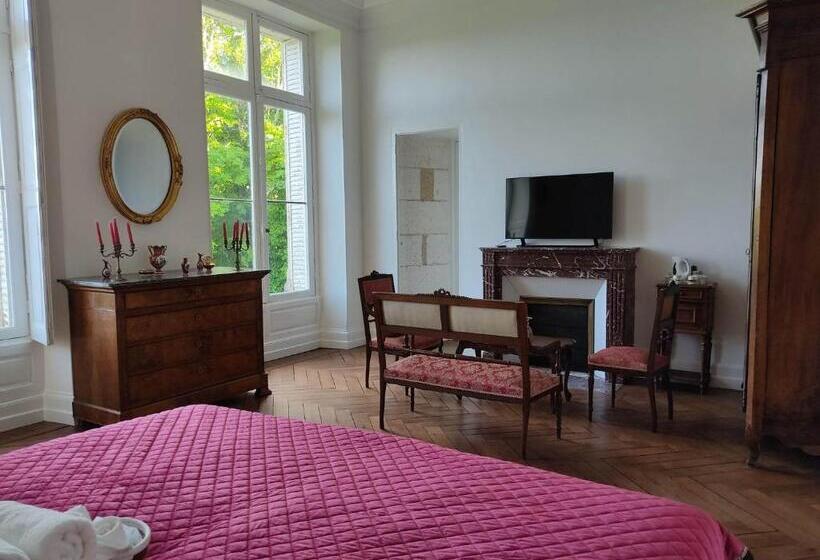 Номер Deluxe, Chambres D Hôtes Au Château De Puycharnaud