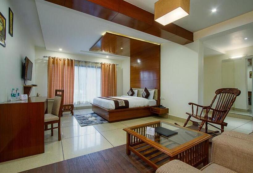 디럭스 룸 킹사이즈 침대, Vaayu Resorts And Spa