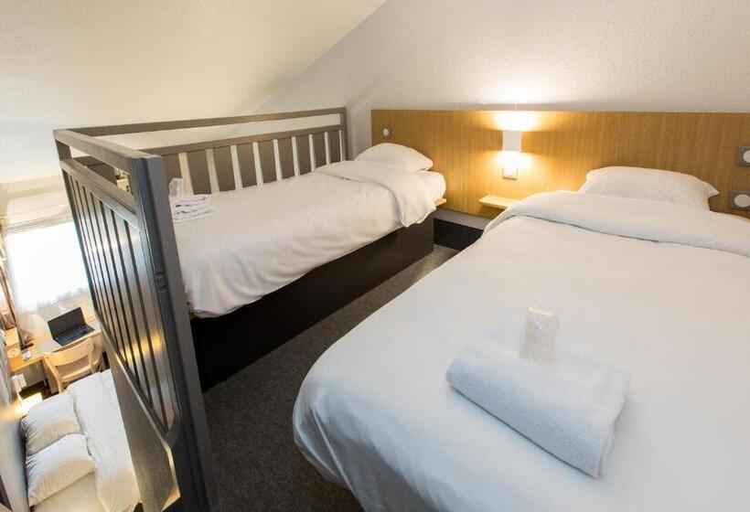 Четырехместный Номер Стандарт, B&b Hotel Rennes Nord St Grégoire