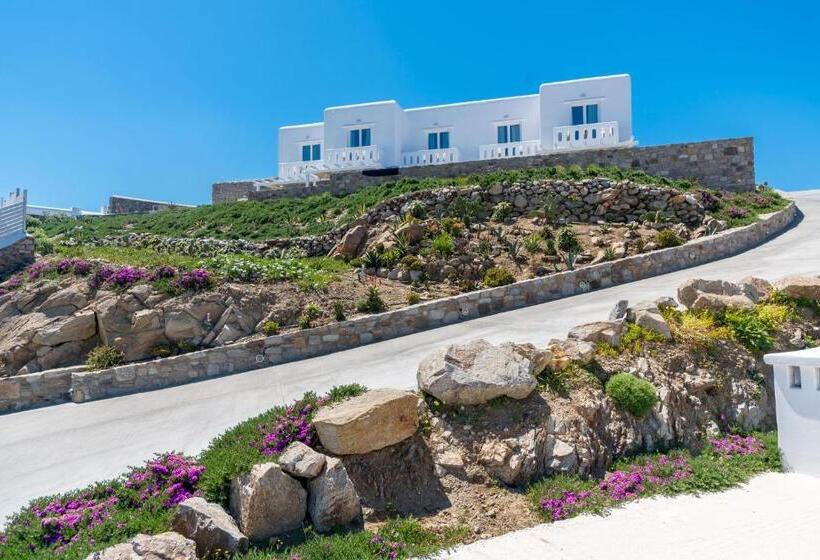חדר סטנדרט עם ג'קוזי ונוף לים, Cape Mykonos