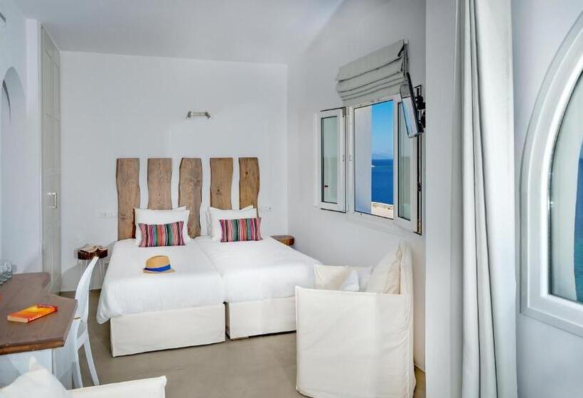 חדר סטנדרט נוף לים עם מרפסת, Cape Mykonos