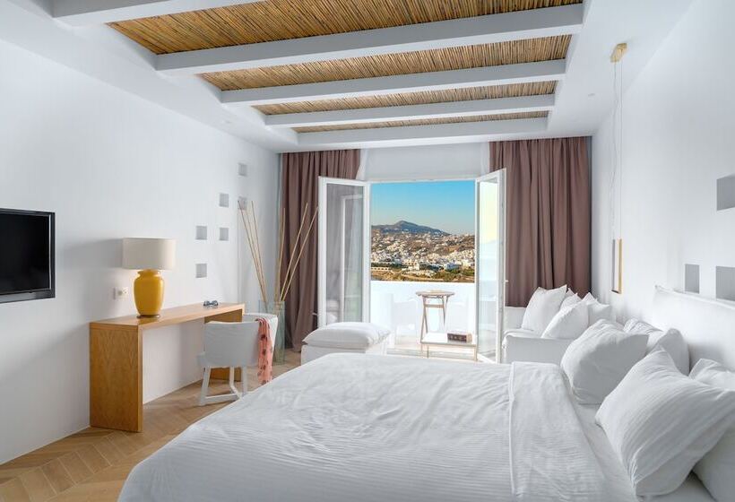 חדר פרמיום עם מרפסת, Cape Mykonos