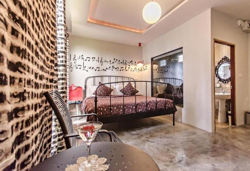 디럭스 룸 측면 바다 전망, Green Gallery Beach Boutique