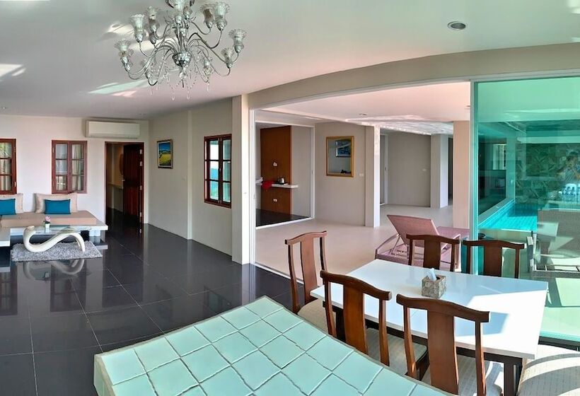 침실 3개 빌라, Grand Bleu Ocean View Pool Suite
