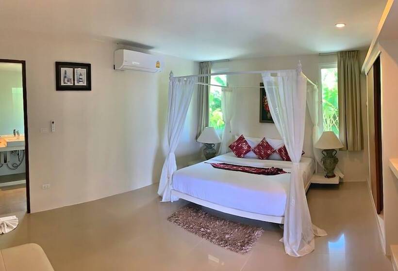 침실 4개 빌라, Grand Bleu Ocean View Pool Suite