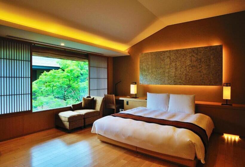 스탠다드 룸 킹사이즈 침대, 竹泉荘 Chikusenso Onsen
