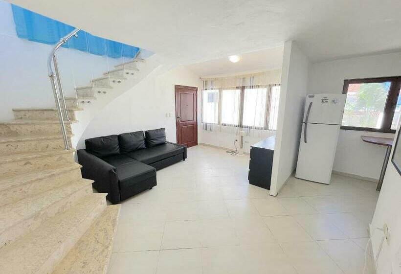 ویلای 1 خوابه با چشم‌انداز دریا, Oceanfront & Garden View Villas Hotel Wifi Bbq Parking Los Corales Beach Club & Spa