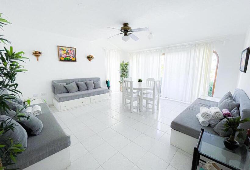 ویلای 1 خوابه با چشم‌انداز باغ, Oceanfront & Garden View Villas Hotel Wifi Bbq Parking Los Corales Beach Club & Spa