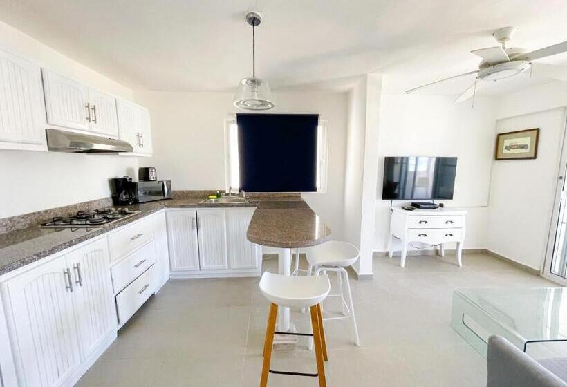 آپارتمان 1 خوابه با چشم‌انداز دریا, Oceanfront & Garden View Villas Hotel Wifi Bbq Parking Los Corales Beach Club & Spa