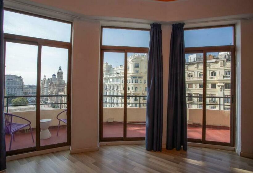 Habitación Estándar con Terraza, Casual Vintage Valencia