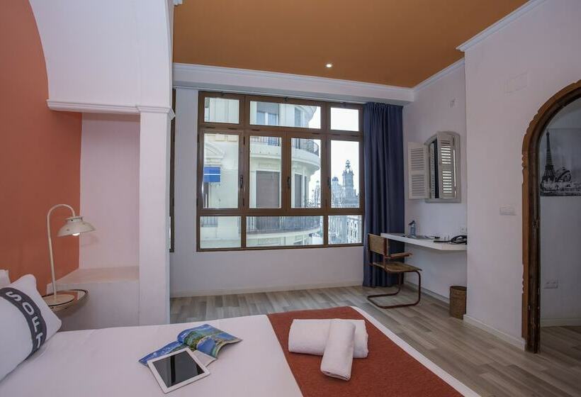 Habitación Estándar Vista Ciudad, Casual Vintage Valencia