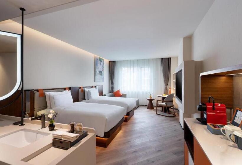 Habitación Estándar 2 Camas Matrimonio, Urcove By Hyatt Qingcheng Mountain Hot Spring