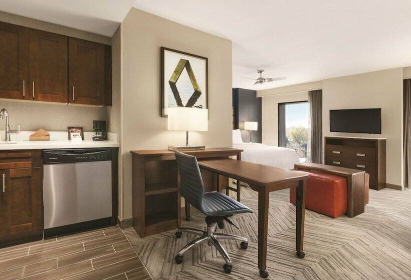带双人床的标准工作室, Homewood Suites By Hilton Washington Dc Capitolnavy Yard