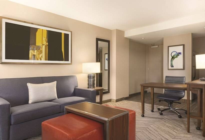 带双人床的标准工作室, Homewood Suites By Hilton Washington Dc Capitolnavy Yard