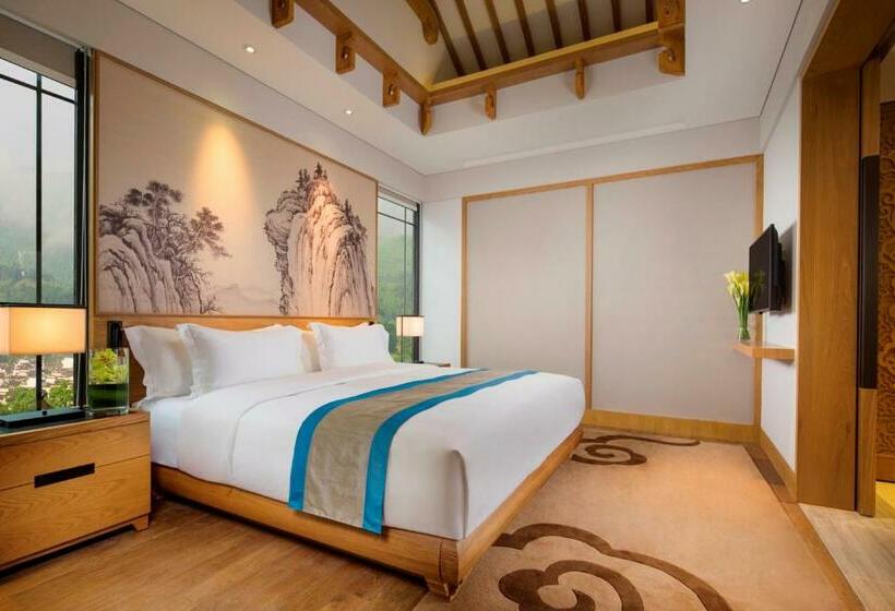 Люкс Кровать Кинг, Banyan Tree Hotel Huangshan The Ancient Charm Of Huizhou, A Paradise