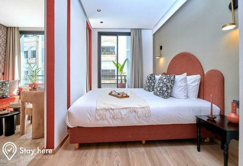 带1个卧室的带阳台的公寓, Stayhere Casablanca   Maarif   Elite Residence