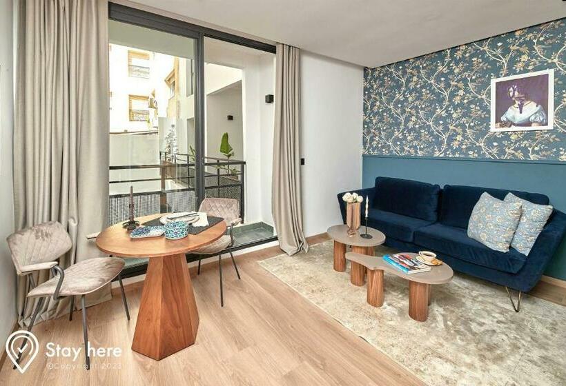 标准工作室带阳台, Stayhere Casablanca   Maarif   Elite Residence