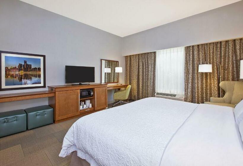 스탠다드 룸 킹사이즈 침대, Hampton Inn By Hilton West Bloomfield Novi