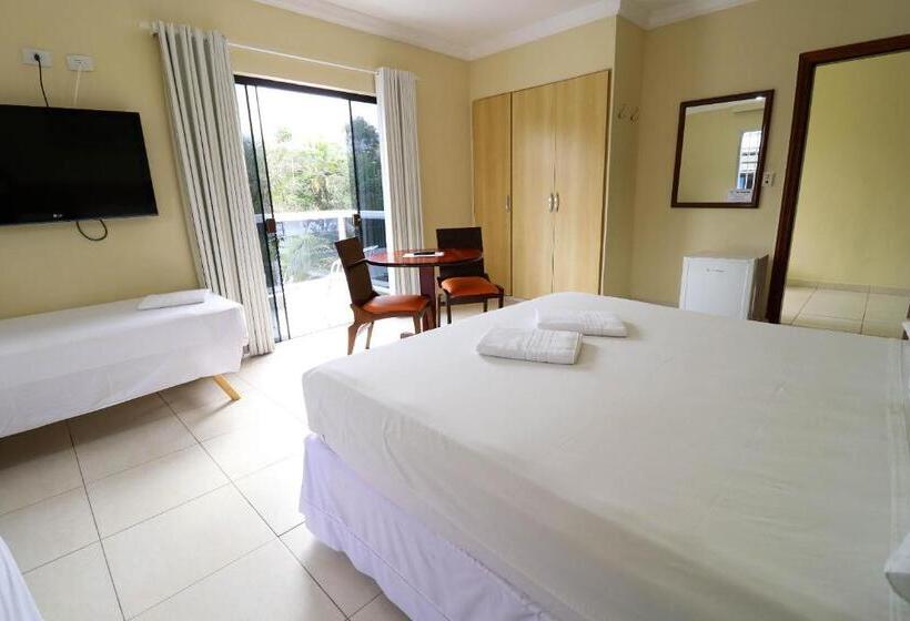 اتاق استاندارد سه نفره با چشم‌انداز کنار دریا, Charme Hotel Guarujá Frente Mar