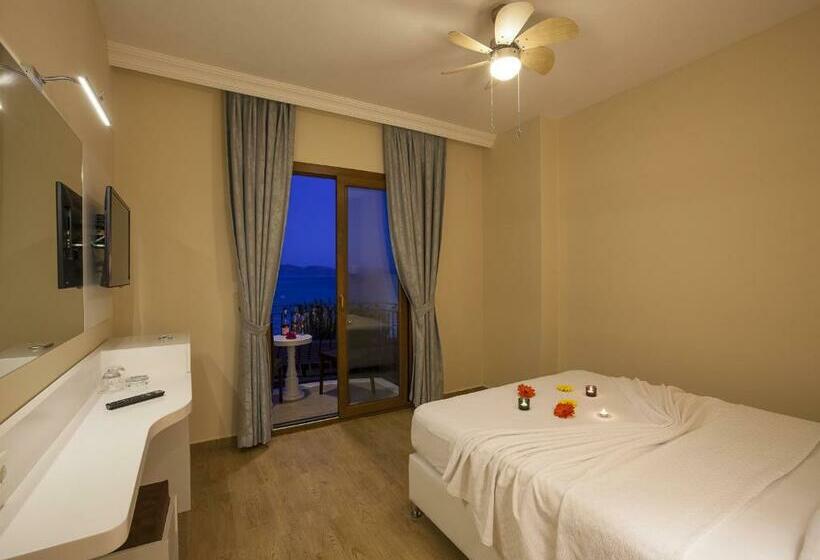 海景标准间带阳台, Kumluk Otel