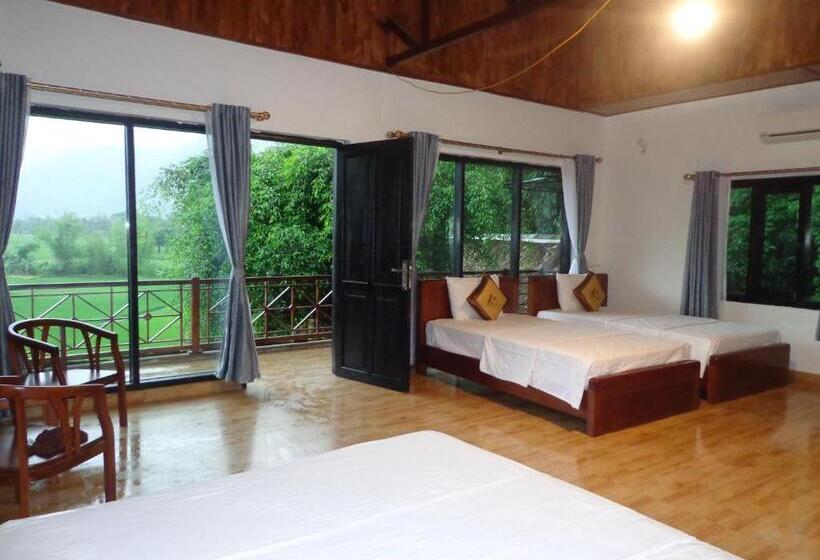 اتاق لوکس خانوادگی, Mai Chau Nature Lodge   Hostel
