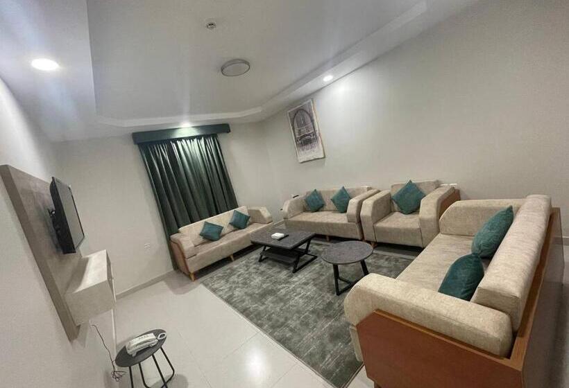 침실 2개 스위트, شقق ديار المشاعر للشقق المخدومة Diyar Al Mashaer For Serviced Apartments