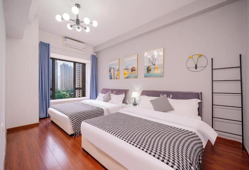 Escritório Estándar, Guangzhou Lijing Aparthotel Pazhou Exhibition Center   Next To Exit D Of Wanshengwei Mtr Station