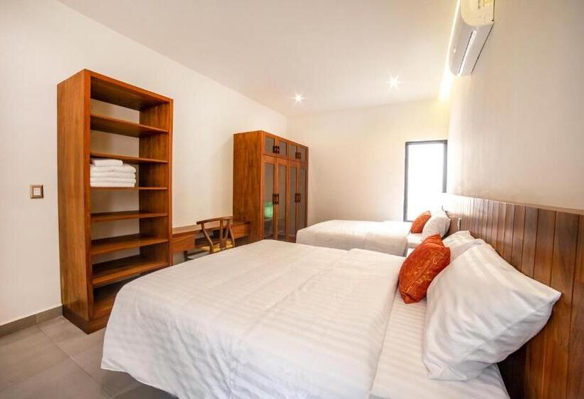 Huoneisto 1 Makuuhuone Allasnäkymä, Deluxe Apartments Azure