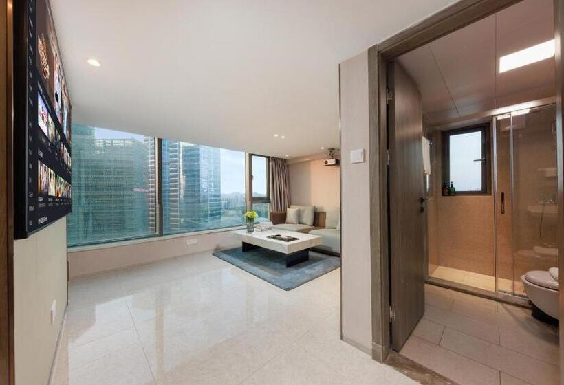 Quarto Superior, Mandi International Apartment   Guangzhou Financial City Sanxi Metro Station