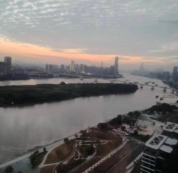 Quarto Triplo Estandar, Mandi International Apartment   Guangzhou Financial City Sanxi Metro Station