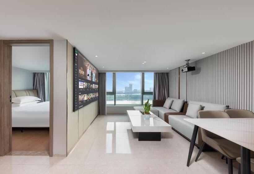 Quarto Triplo Estandar, Mandi International Apartment   Guangzhou Financial City Sanxi Metro Station