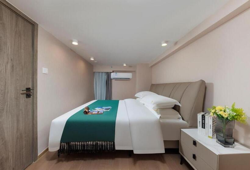 Quarto Triplo Estandar, Mandi International Apartment   Guangzhou Financial City Sanxi Metro Station