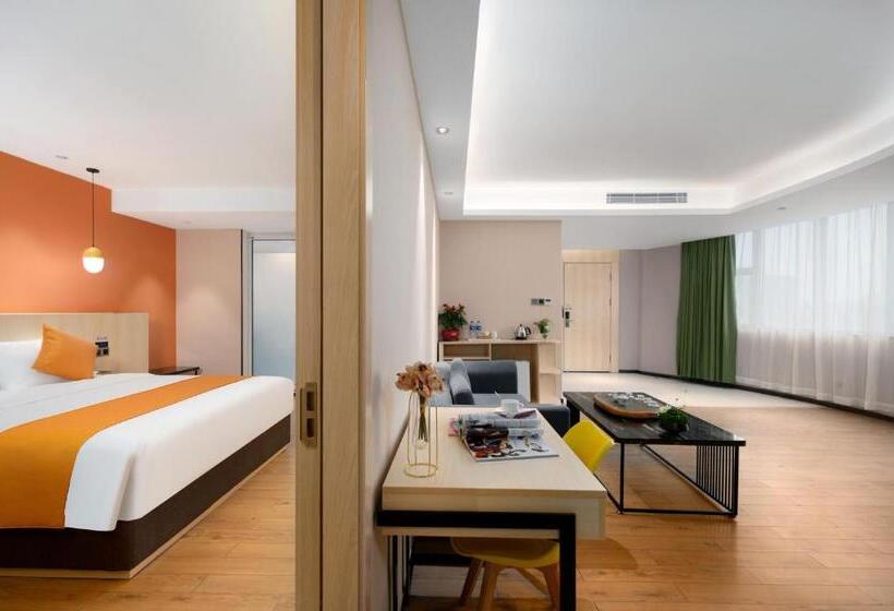 豪华套房, Shanshui Trends Hotel   Shatian Metro Station Longguang City