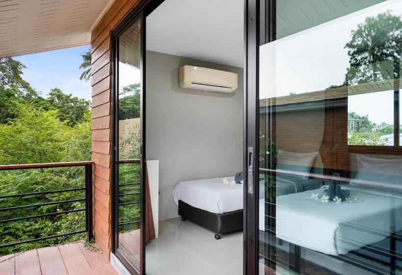스탠다드 트리플 룸, Chill Inn Samui Hostel And Restaurant