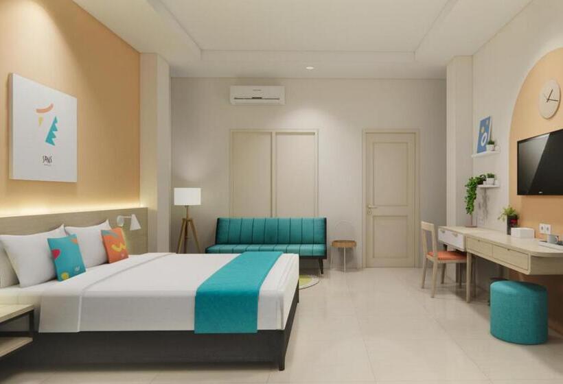 Номер Deluxe, Sans Hotel 88 Andalan Surabaya By Reddoorz