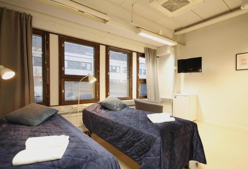 带共用浴室的标准房间, Forenom Hostel Vantaa Kehä Iii
