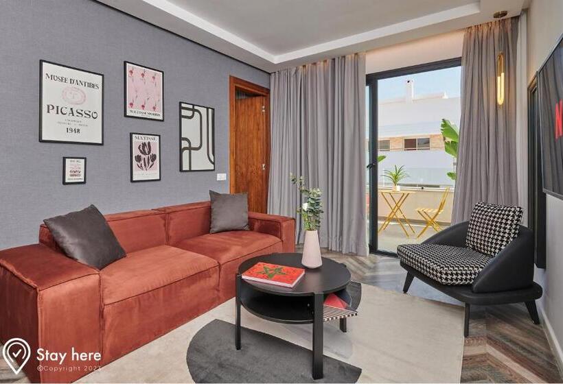 １ベッドルームペントハウスアパート, Stayhere Rabat   Agdal 4