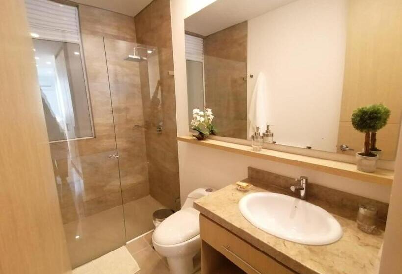 Apartament 1 Dormitor cu Priveliște către Mare, Beautiful Apt In Santa Martha , Colombia