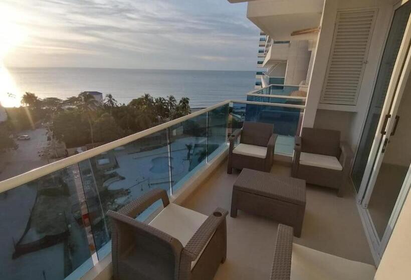 Apartament 1 Dormitor cu Priveliște către Mare, Beautiful Apt In Santa Martha , Colombia