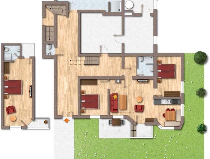 Апартаменты 3 Спальни, Ferienhof Almfrieden