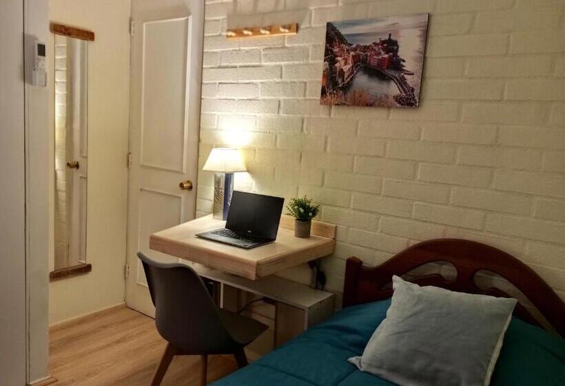 اتاق استاندارد با سرویس بهداشتی مشترک, Hostal Rucatremo