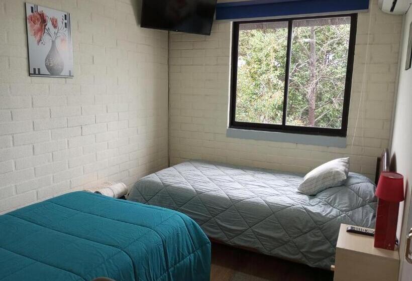 اتاق استاندارد با سرویس بهداشتی مشترک, Hostal Rucatremo