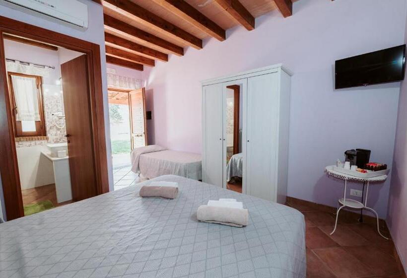 스탠다드 트리플 룸 가든 전망, Agriturismo La Mia Terra