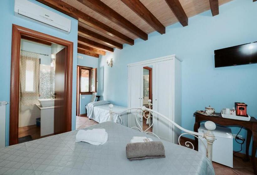 스탠다드 트리플 룸 가든 전망, Agriturismo La Mia Terra