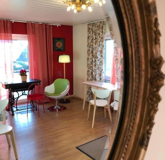 Апартаменты 2 Спальни, Rote Etage, Fränkisches Design, Süd Balkon In Nur 50 Schritten Zum Radweg
